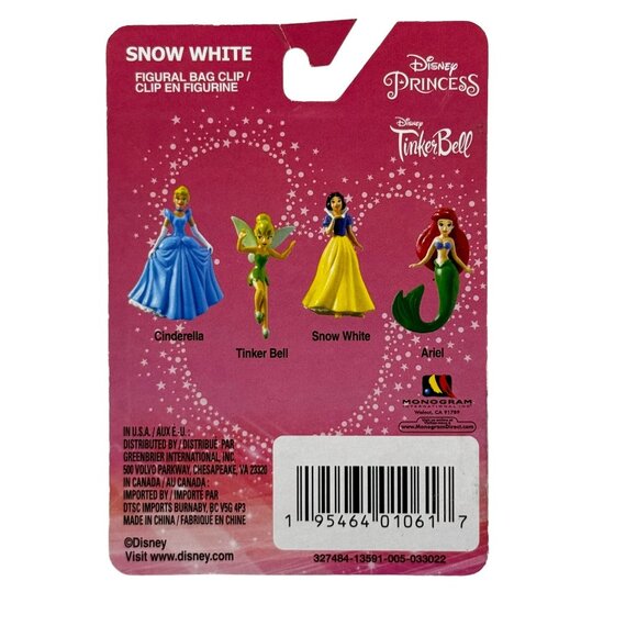 Snow White Figural Bag Clip Disney Princess Ages 4+. - Picture 3 of 4
